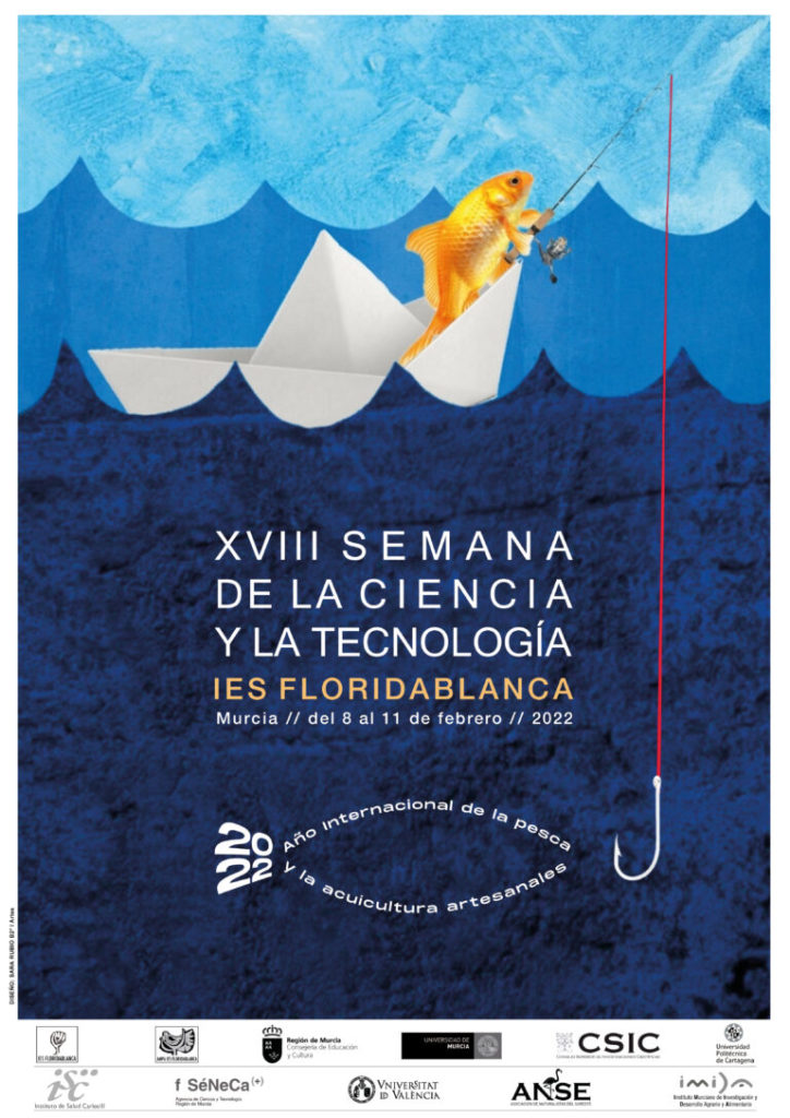 cartel del evento de la semana y la ciencia en el ies floridablanca